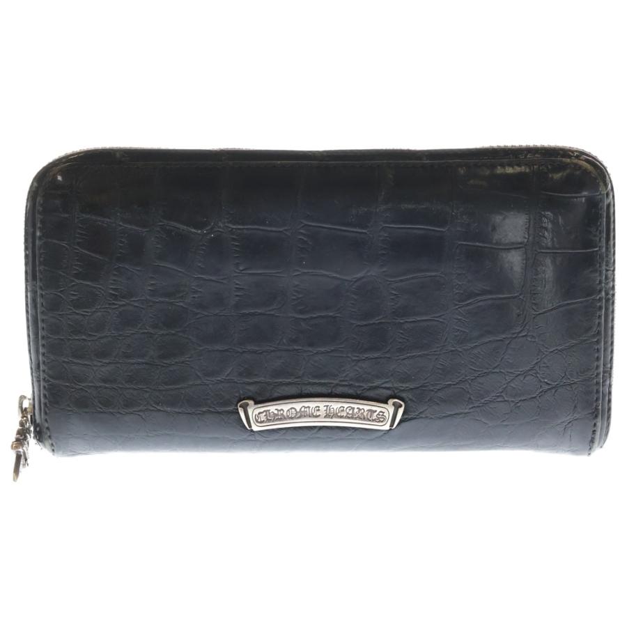 CHROME HEARTS REC-Fフィリングリークロスウォレット CHROME HEARTS（クロムハーツ） REC F ZIP フィリグリープラス装飾