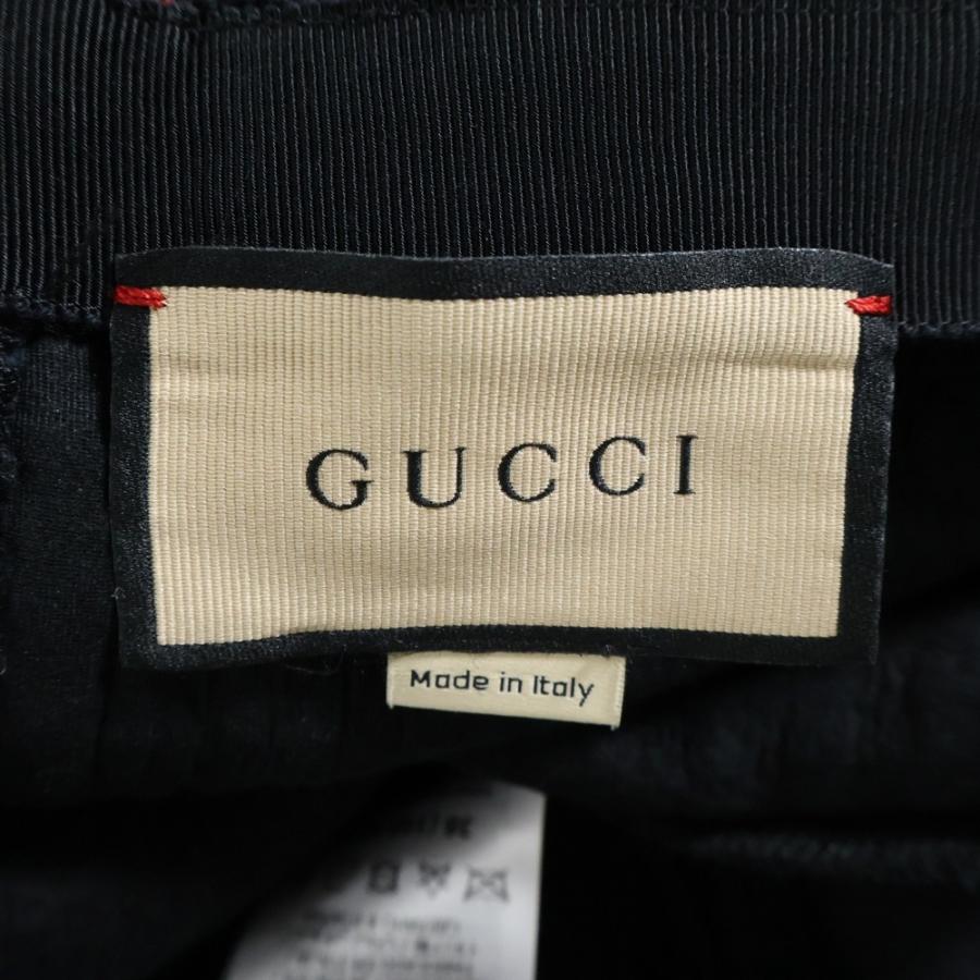 GUCCI グッチ Tweed Trousers ツイード トラウザーズパンツ ブラック 718293 ZAA0O GUCCI（グッチ） Tweed Trousers ツイード トラウザーズパンツ