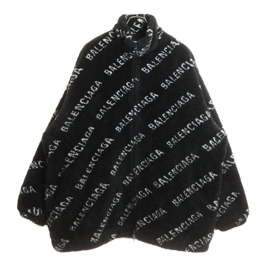 BALENCIAGA（バレンシアガ） 19AW All Over Logo Boa Fleece Jacket