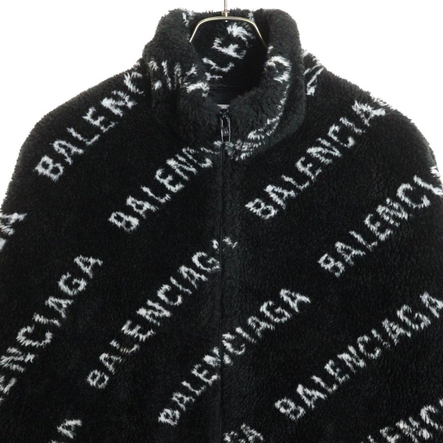 BALENCIAGA（バレンシアガ） 19AW All Over Logo Boa Fleece Jacket