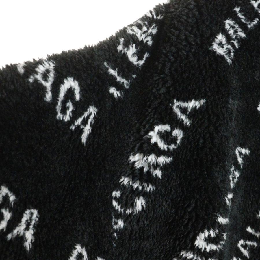 BALENCIAGA（バレンシアガ） 19AW All Over Logo Boa Fleece Jacket