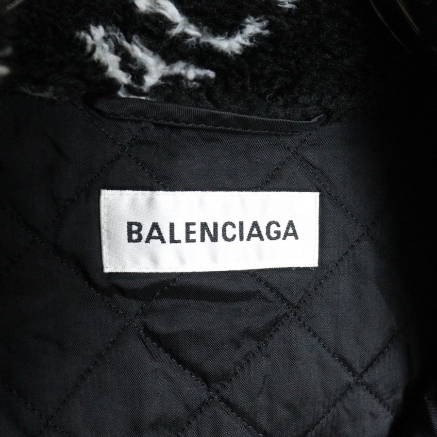 BALENCIAGA（バレンシアガ） 19AW All Over Logo Boa Fleece Jacket