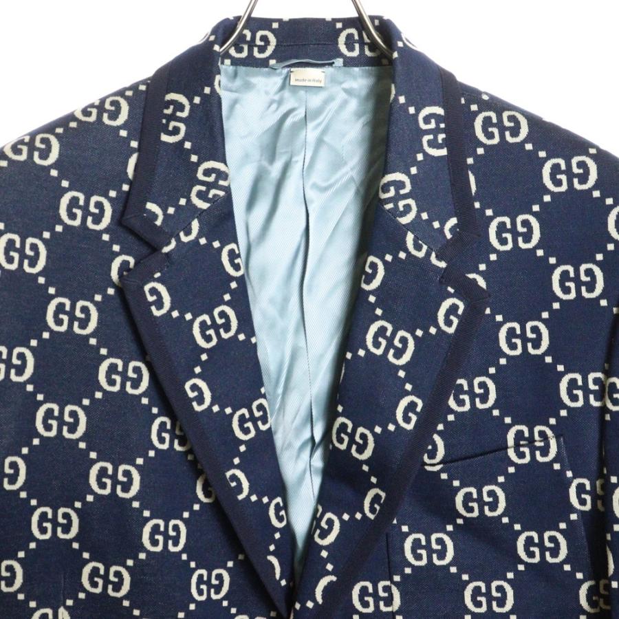 【専用】☆YF☆ ちゃちゃ丸 GUCCI グッチ ジャガード 総柄 テーラード GUCCI（グッチ） GG Jacquard Tailored Jacket GGジャガード 総柄