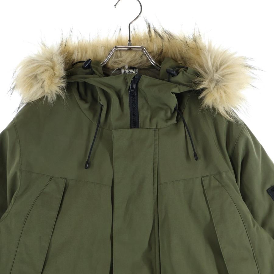 【正規品】  ヴィクトリア カーキ XS コヨーテファー付 CHUMS（チャムス） チャモス 3-in-1 DOWN COAT ダウン ファーコート