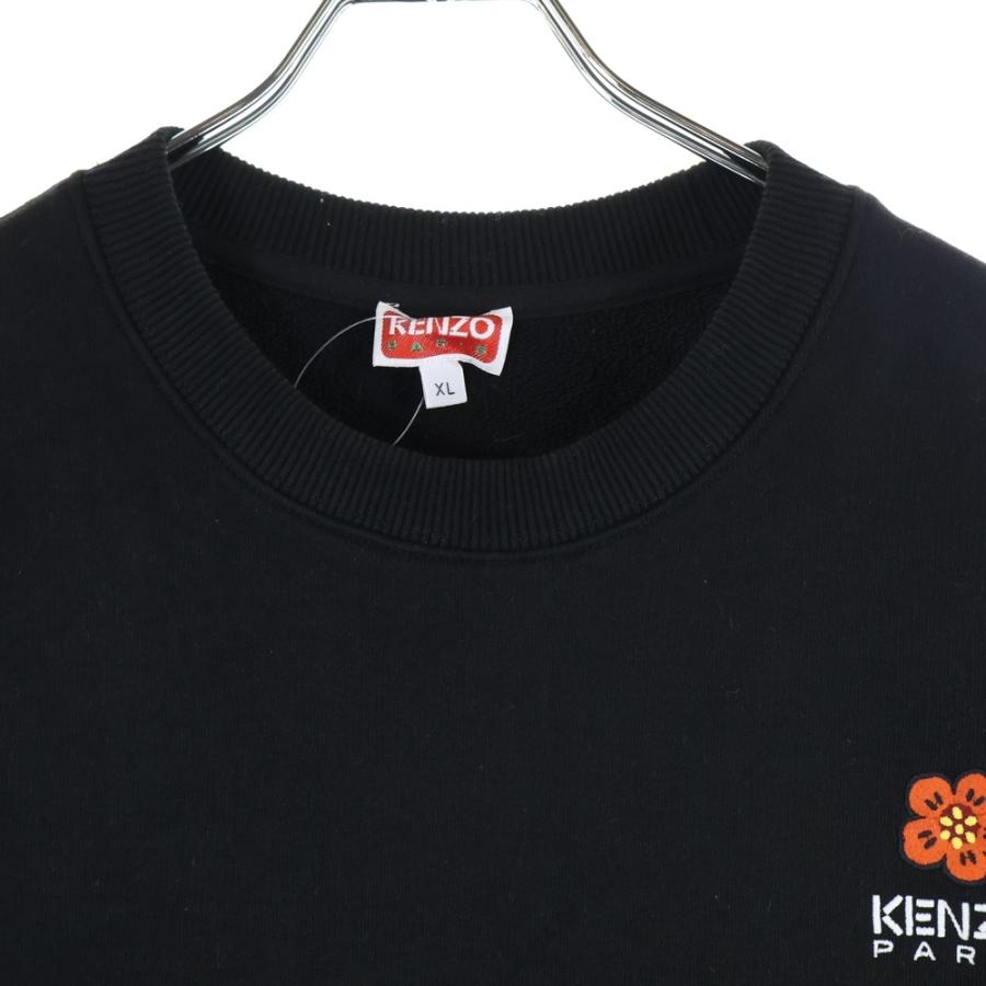 KENZO（ケンゾー） Flower Logo Sweatshirt ロゴ刺繍 クルーネック