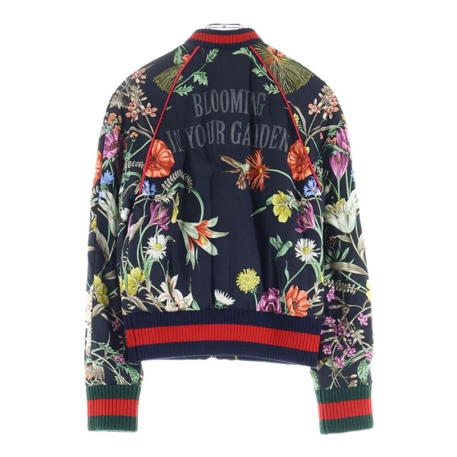 GUCCI（グッチ） Floral Silk Bomber Jacket フローラル 花柄 シルク