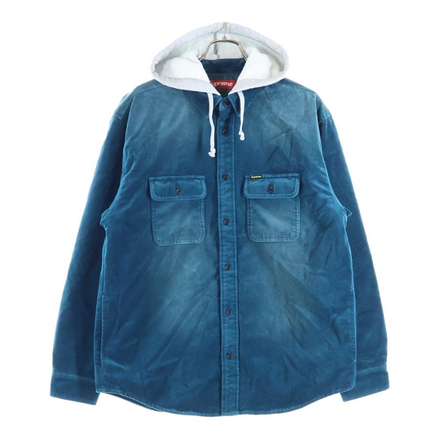 Supreme（シュプリーム） 25AW Quilted Lined Hooded Velvet Shirt
