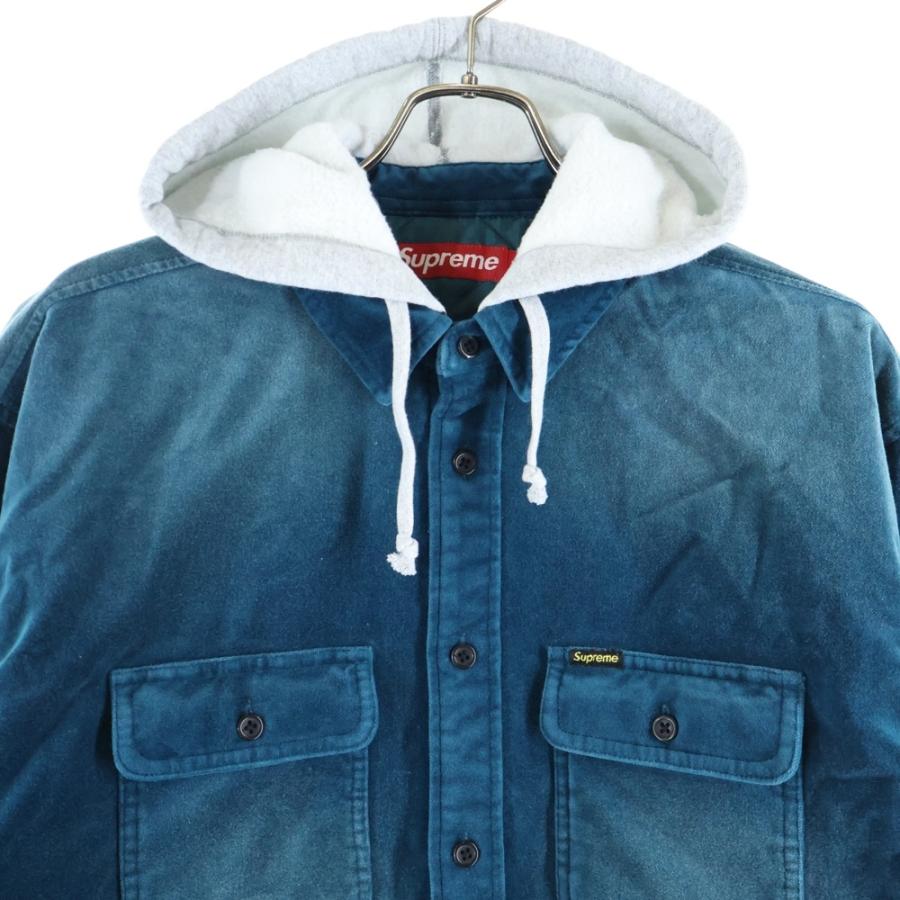 格安ショップ様 2025AW シュプリーム キルティング ラインド フード Supreme（シュプリーム） 25AW Quilted Lined Hooded Velvet Shirt