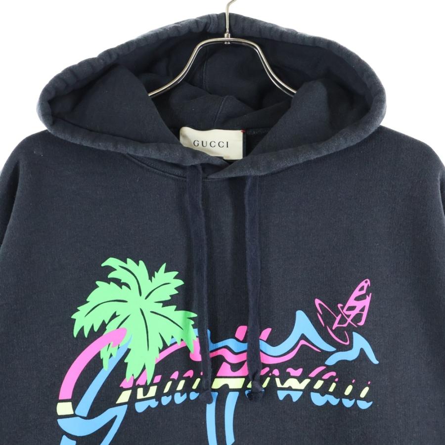 GUCCI（グッチ） 20SS ハワイプリントフーディ プルオーバーパーカー
