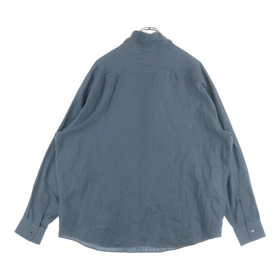 HERMES（エルメス） セリエボタン カシミア混 シルク長袖シャツ