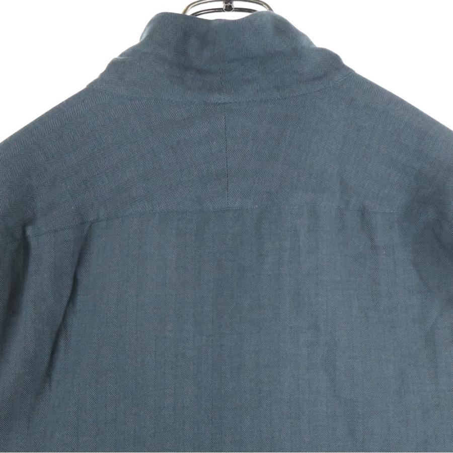 HERMES（エルメス） セリエボタン カシミア混 シルク長袖シャツ