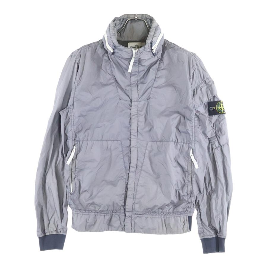 【新品】STONE  ストーンアイランド ナイロンジャケット グレー STONE ISLAND（ストーン アイランド） Nylon Jacket ロゴワッペン