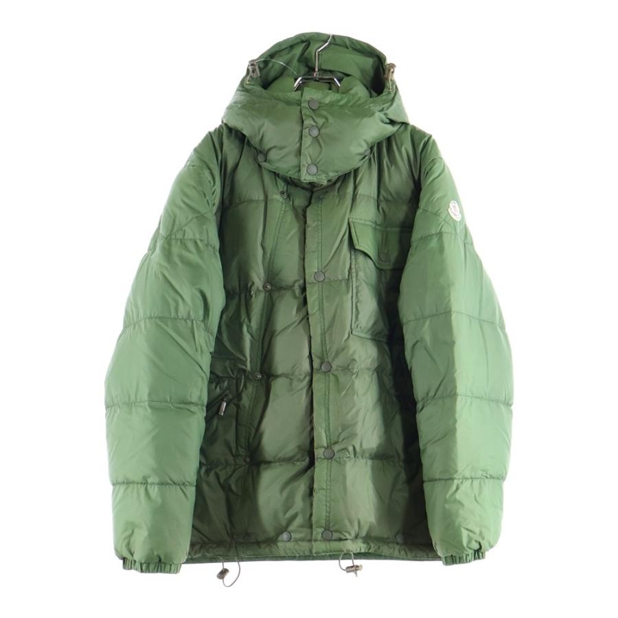 6122【QR確認済み】モンクレール☆袖ワッペンダウン ECRINS グリーン MONCLER】モンクレール『ARLES 2WAYダウンジャケット size2