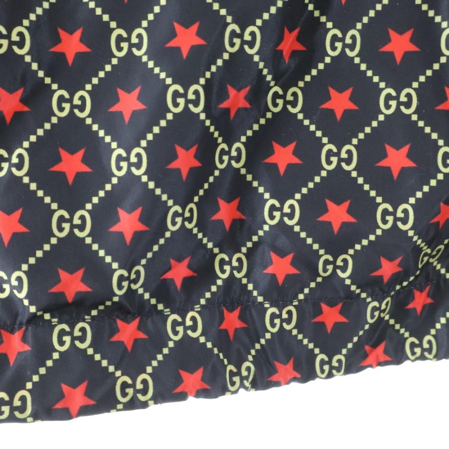 GUCCI（グッチ） GGスター ウインドブレイカー 総柄ジャケット レッド