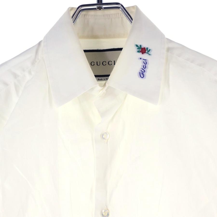 GUCCI（グッチ） Flower Cut Silk Shirt フラワーカット シルク 長袖