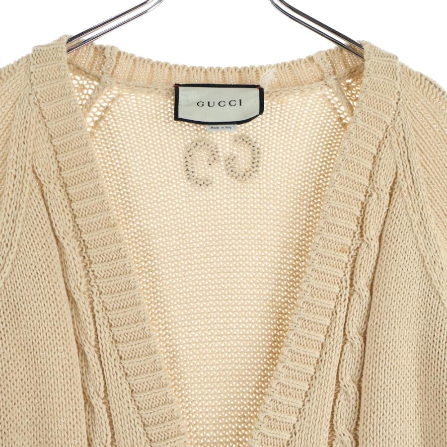 GUCCI（グッチ） 21AW CABLE KNIT CARDIGAN ケーブルニット 
