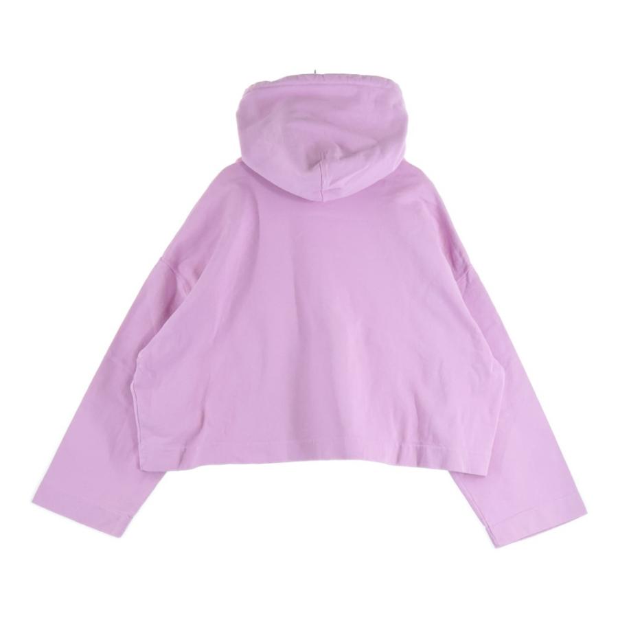 Acne Studios アクネ ストゥディオズ Cropped Hoodie ロゴプリント クロップド プルオーバースウェットパーカー フーディー ピンク 1HF176-_1