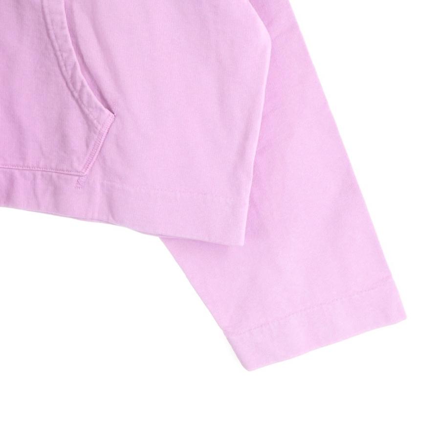 Acne Studios アクネ ストゥディオズ Cropped Hoodie ロゴプリント クロップド プルオーバースウェットパーカー フーディー ピンク 1HF176-_4