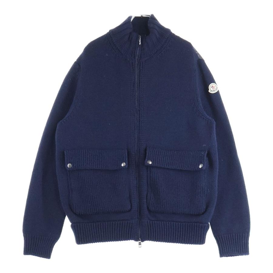 MONCLER（モンクレール） CARDIGAN KNIT ロゴパッチ付き ニット