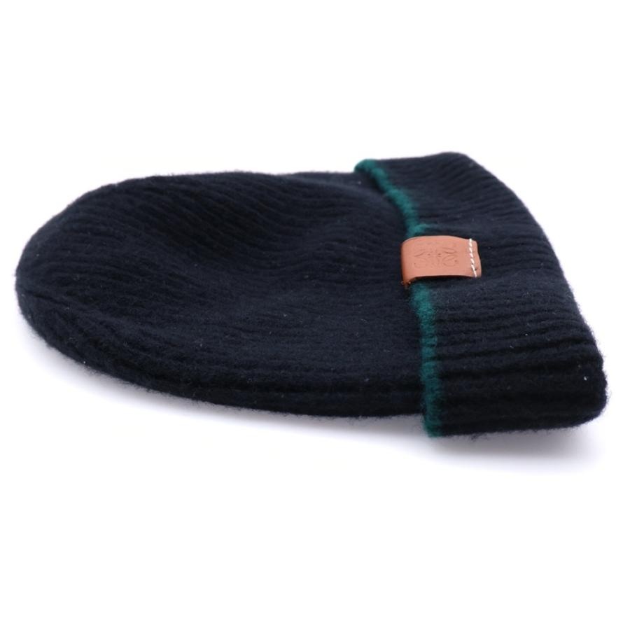 LOEWE（ロエベ） WOOL KNIT CAP ウール ニットキャップ ブラック