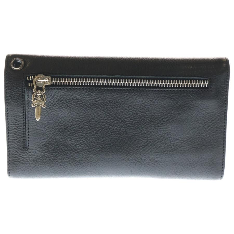 CHROME HEARTS（クロムハーツ） WAVE ウェーブ レザーウォレット 財布