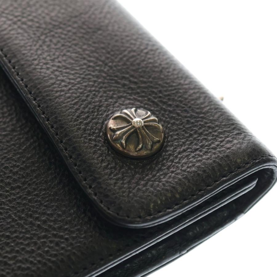 CHROME HEARTS（クロムハーツ） WAVE ウェーブ レザーウォレット 財布
