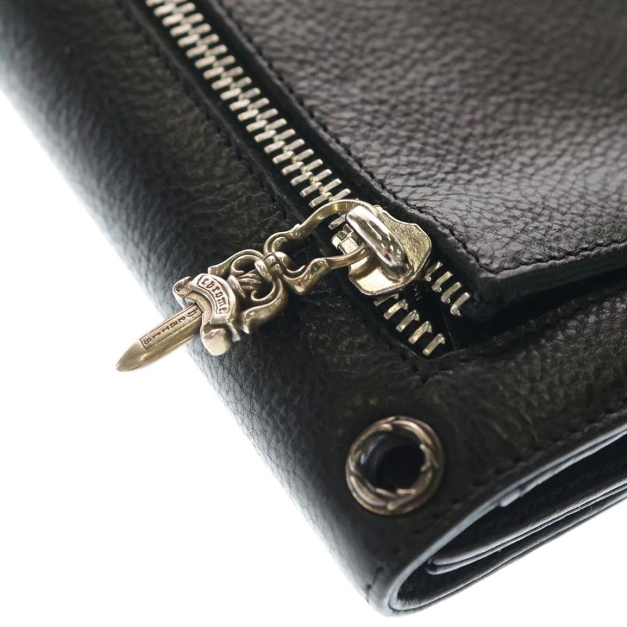 CHROME HEARTS（クロムハーツ） WAVE ウェーブ レザーウォレット 財布