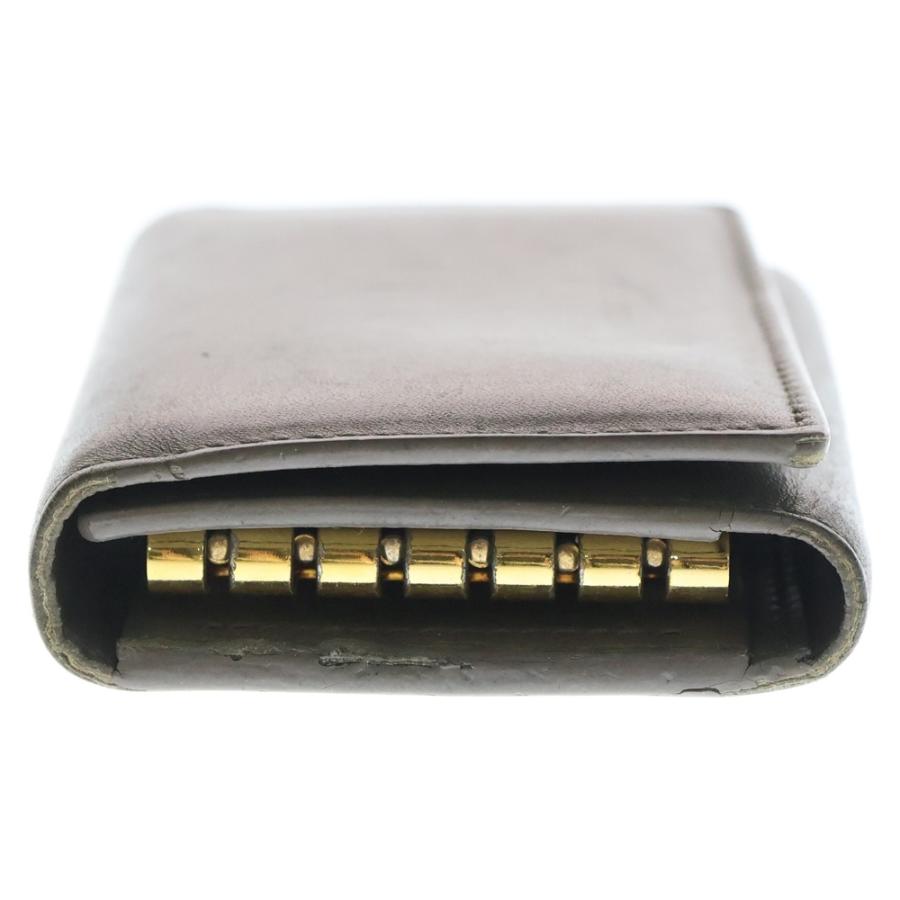 SAINT LAURENT PARIS サンローランパリ レザー キーケース グレー