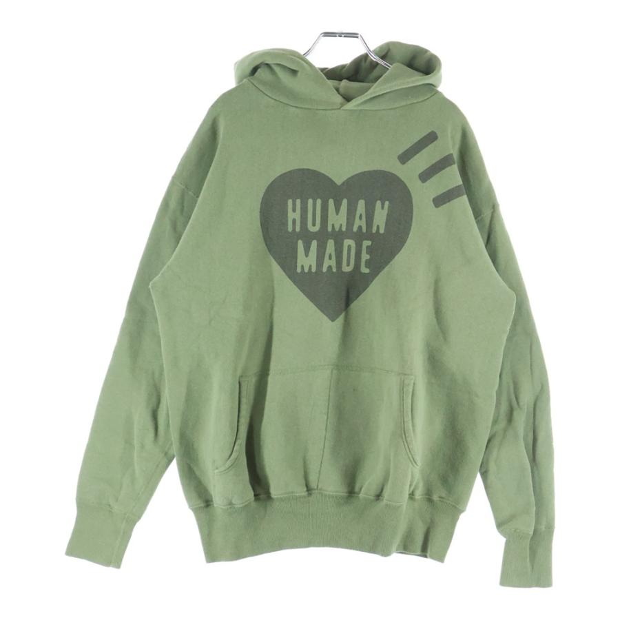 Human Made 緑色 Tシャツ ハートロゴ HUMAN MADE（ヒューマンメード） ヒューマンメイド Heart Logo Hoodie