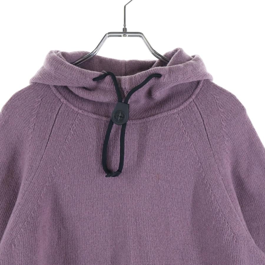 STONE ISLAND（ストーン アイランド） Knit Hoodie ロゴワッペン プル