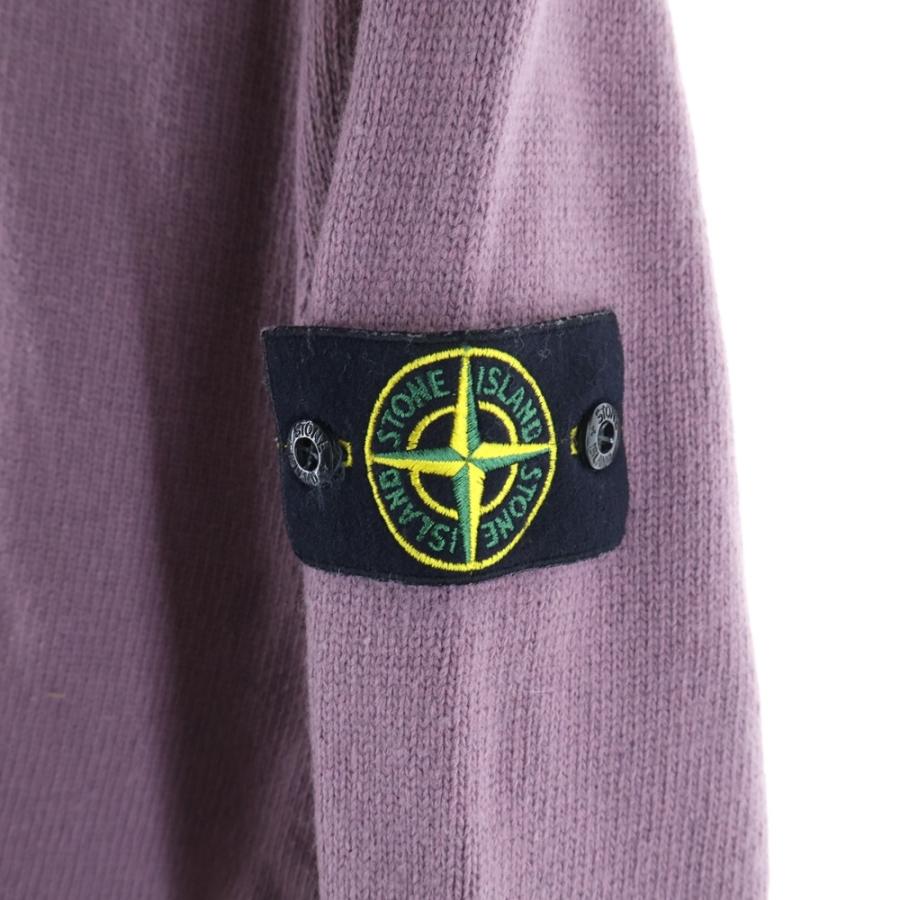 STONE ISLAND（ストーン アイランド） Knit Hoodie ロゴワッペン プル