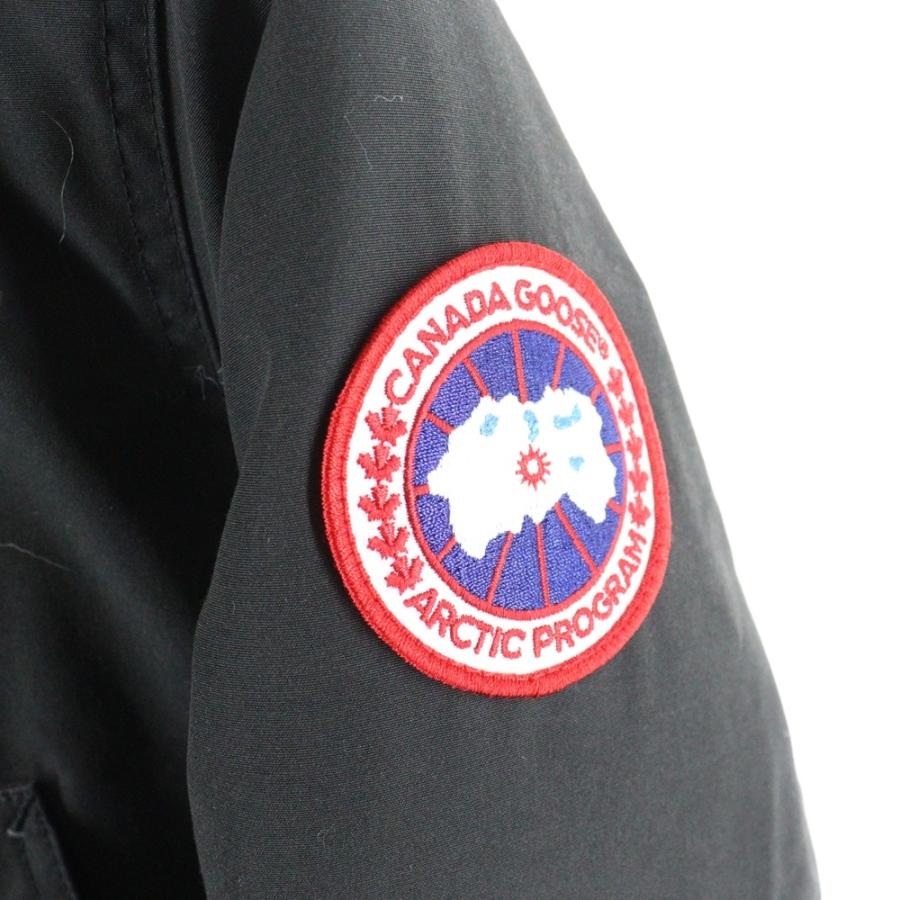 カナダグース TRILLIUM PARKA トリリウムパーカー ワッペンロゴ ジップアップ フード付きダウンジャケット レディース ブラック 6660LA_4
