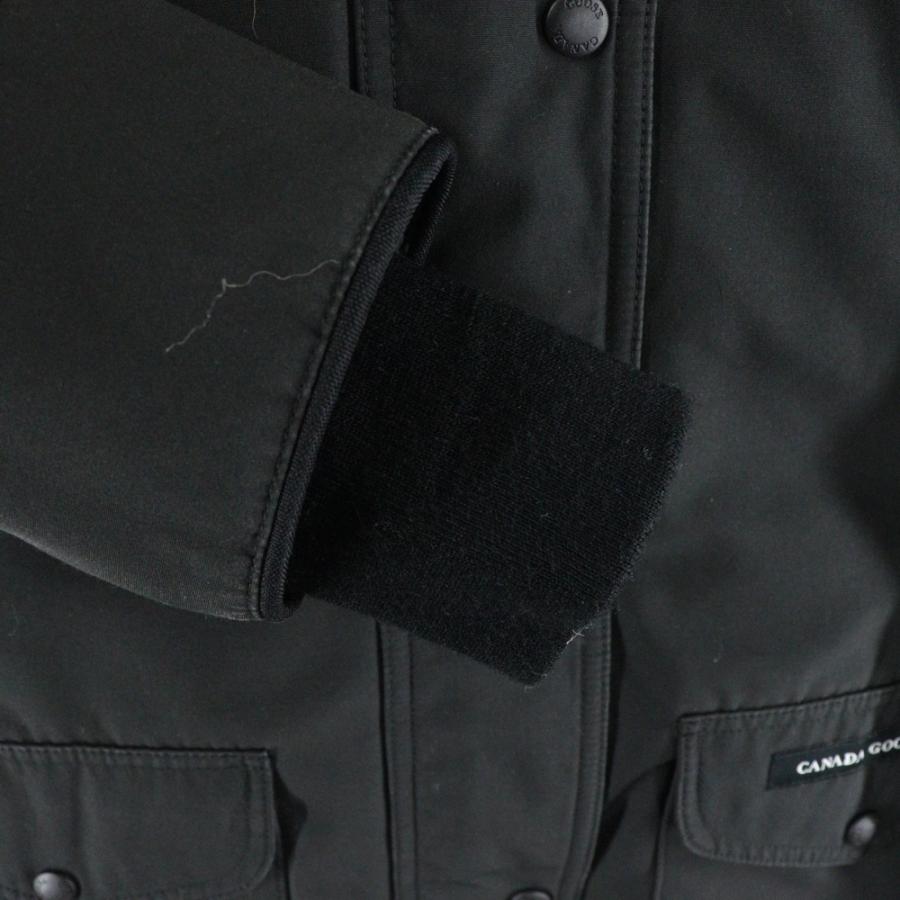 カナダグース TRILLIUM PARKA トリリウムパーカー ワッペンロゴ ジップアップ フード付きダウンジャケット レディース ブラック 6660LA_5