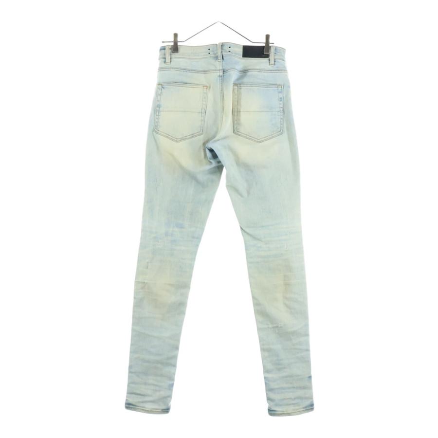 AMIRI（アミリ） ロゴパッチ ダメージ加工 ストレッチスキニーデニム