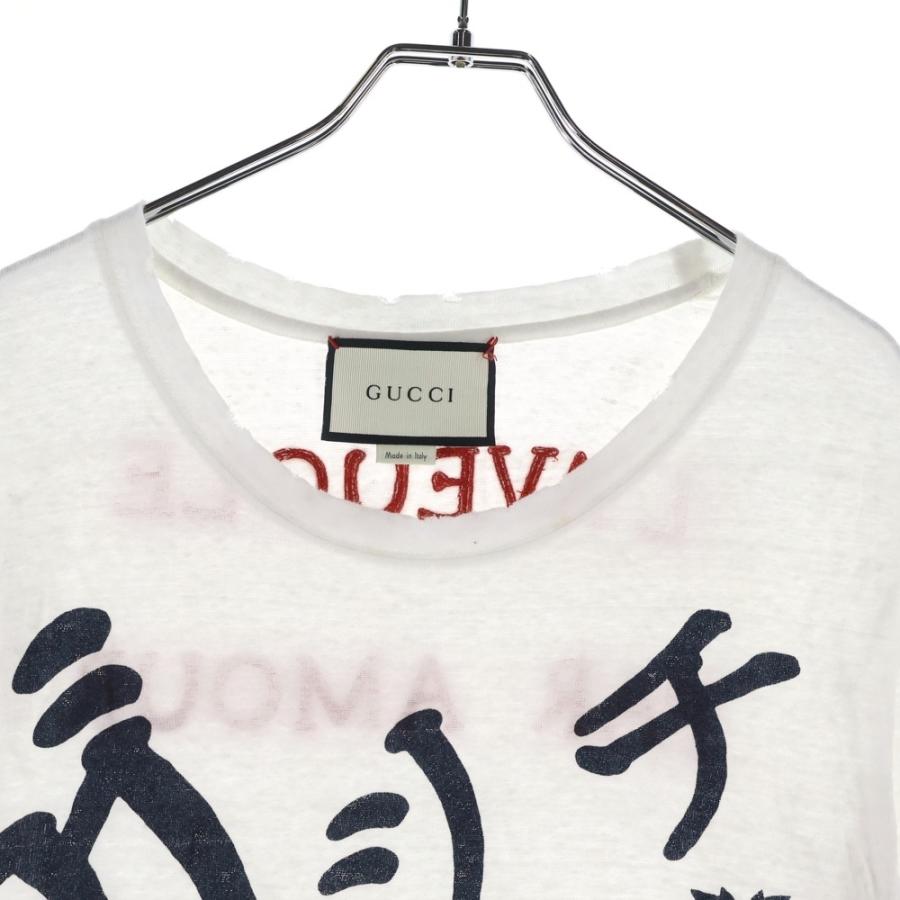 GUCCI（グッチ） T-Shirt 和柄 半袖Tシャツ ホワイト 431278 X5P63