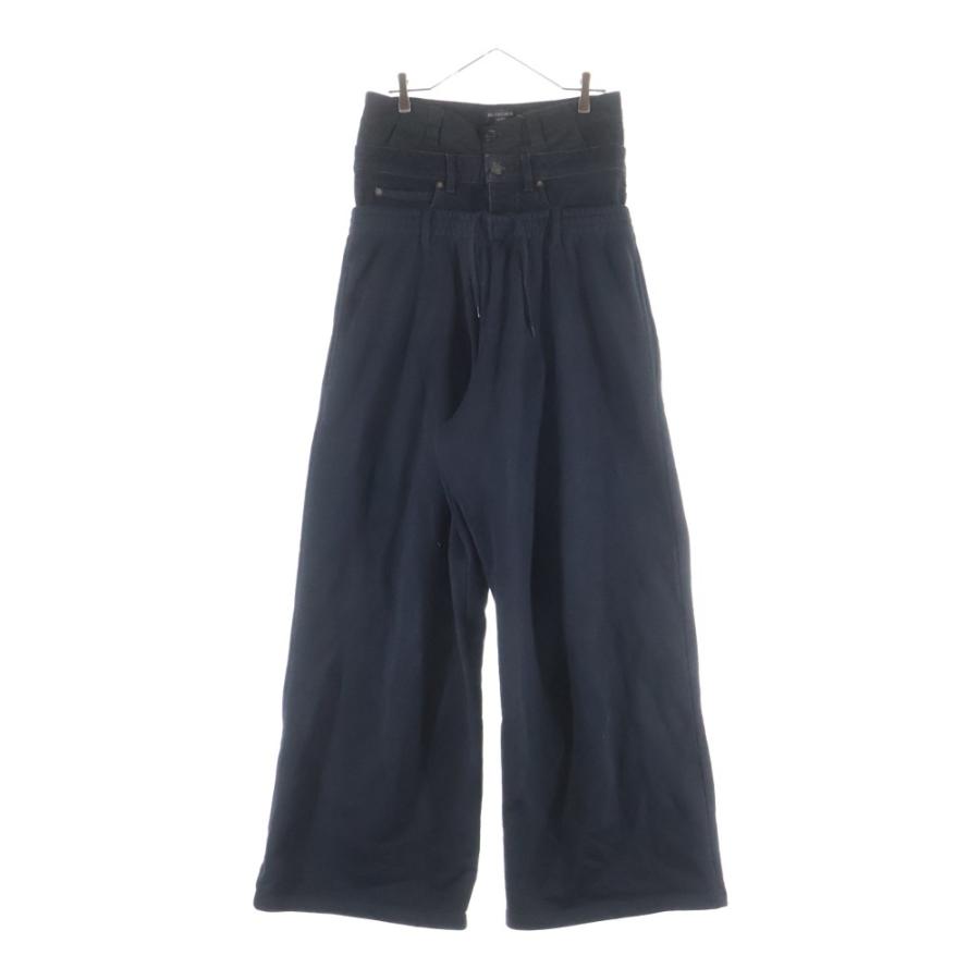 バレンシアガ　デニム　スウェット BALENCIAGA（バレンシアガ） 24AW Denim Layered Sweatpants デニム