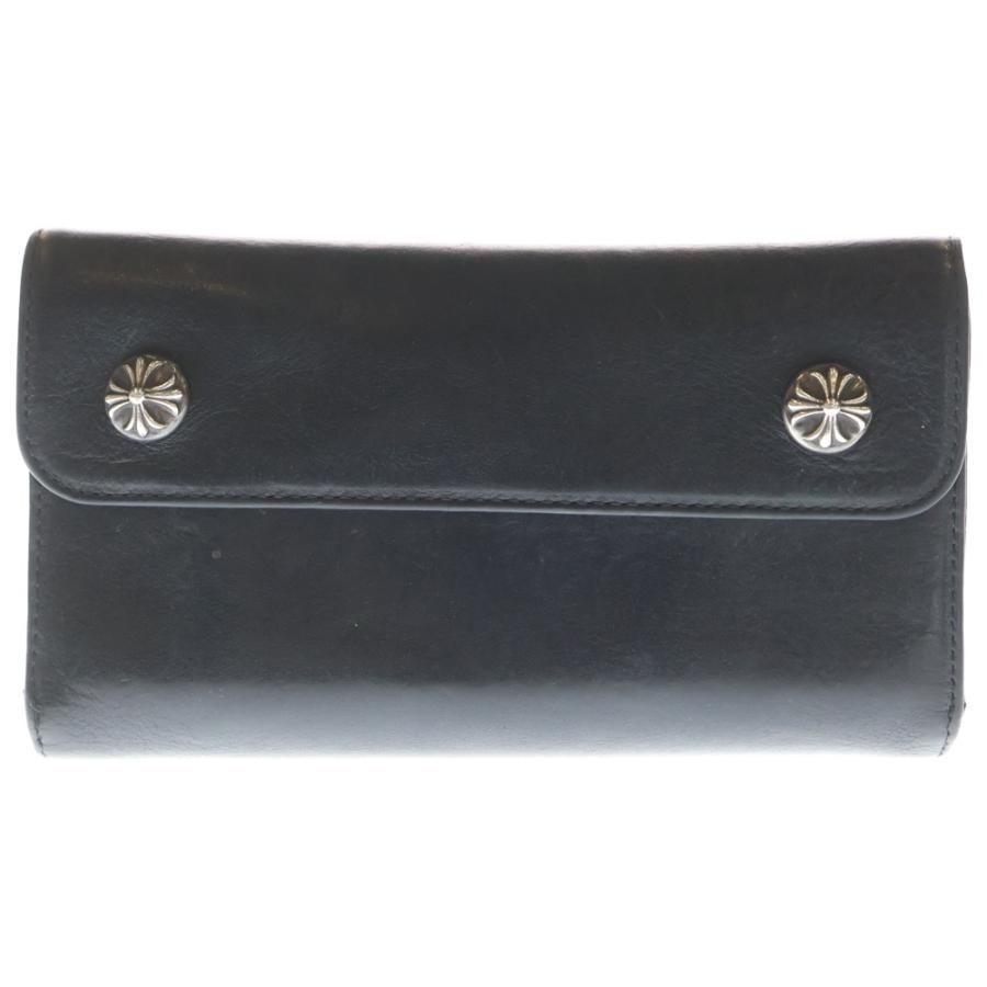 CHROME HEARTS（クロムハーツ） WAVE ウェーブ レザーウォレット 財布