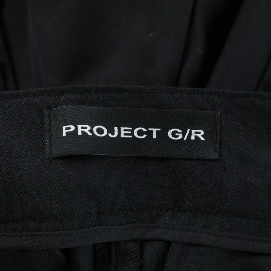 PROJECT G/R プロジェクトジーアール 22AW DETACHABLE CARGO SLACKS カーゴスラックス ブラック PROJECT G/R プロジェクトジーアール 22AW DETACHABLE CARGO SLACKS
