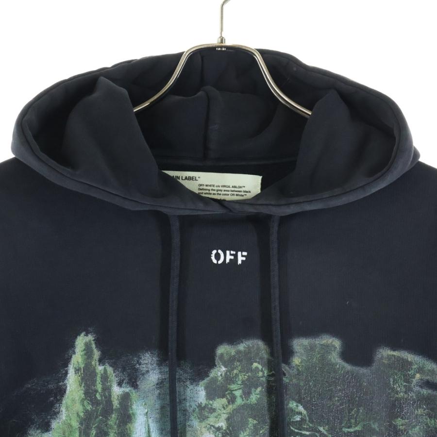 OFF-WHITE オフホワイト 17SS Hoodie グラフィックプリント プル 