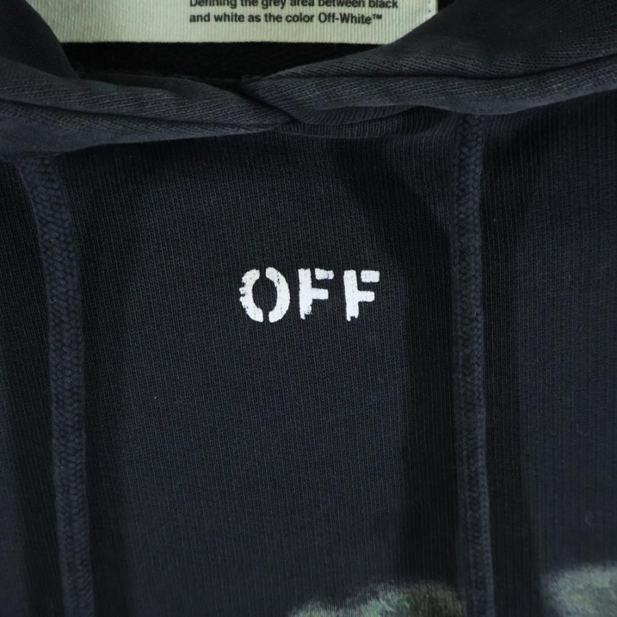 OFF-WHITE オフホワイト 17SS Hoodie グラフィックプリント プル 