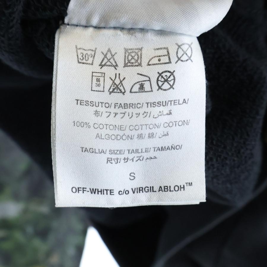 OFF-WHITE オフホワイト 17SS Hoodie グラフィックプリント プル 