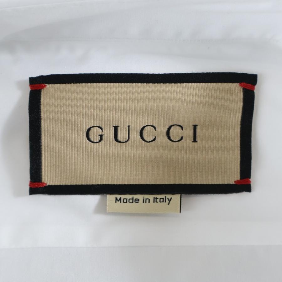GUCCI（グッチ） Monogram GG Shirt GG総柄 長袖シャツ ホワイト