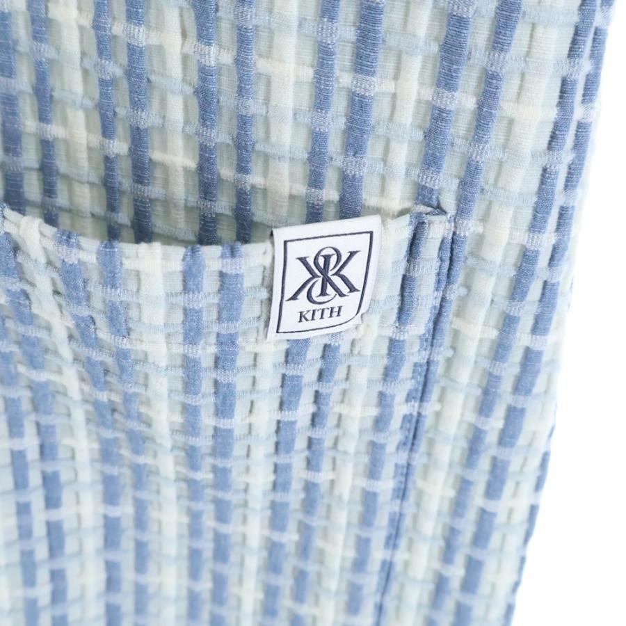 KITH（キス） 25SS Bubble Check Short Sleeve Boxy Collared