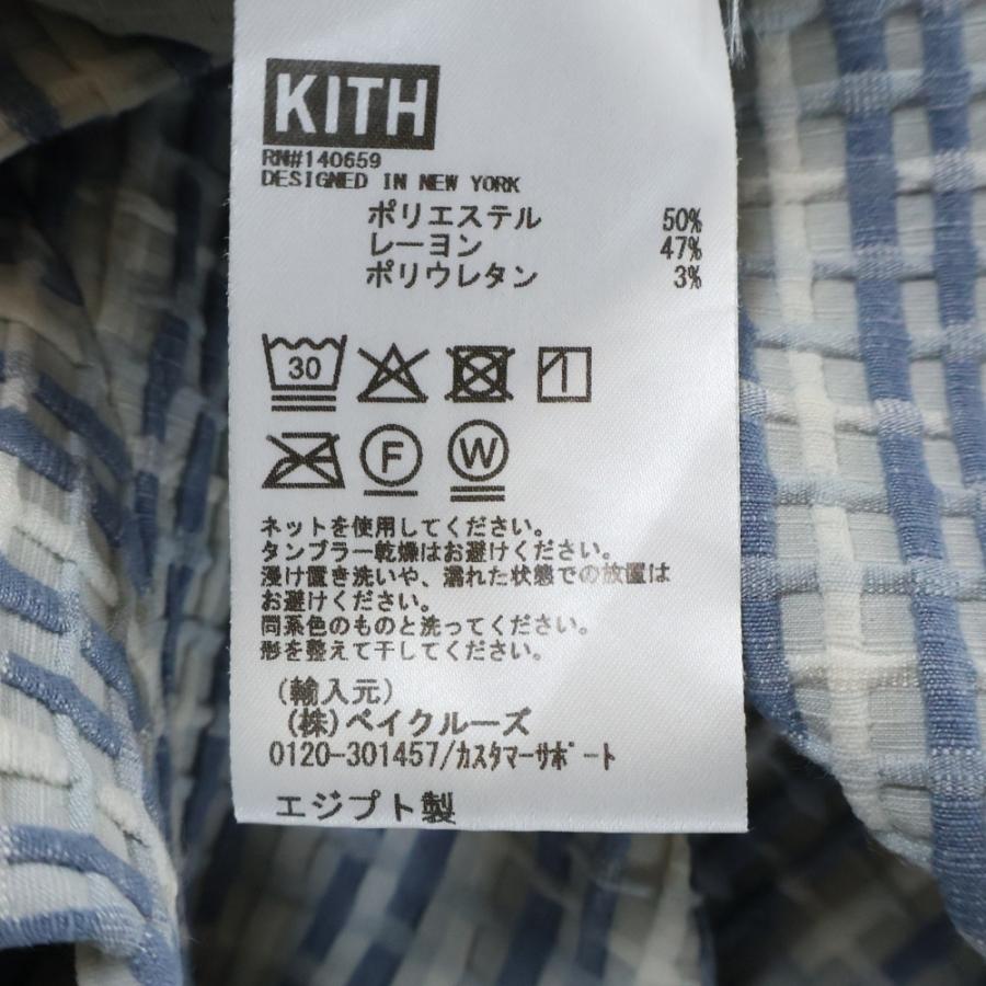 KITH（キス） 25SS Bubble Check Short Sleeve Boxy Collared