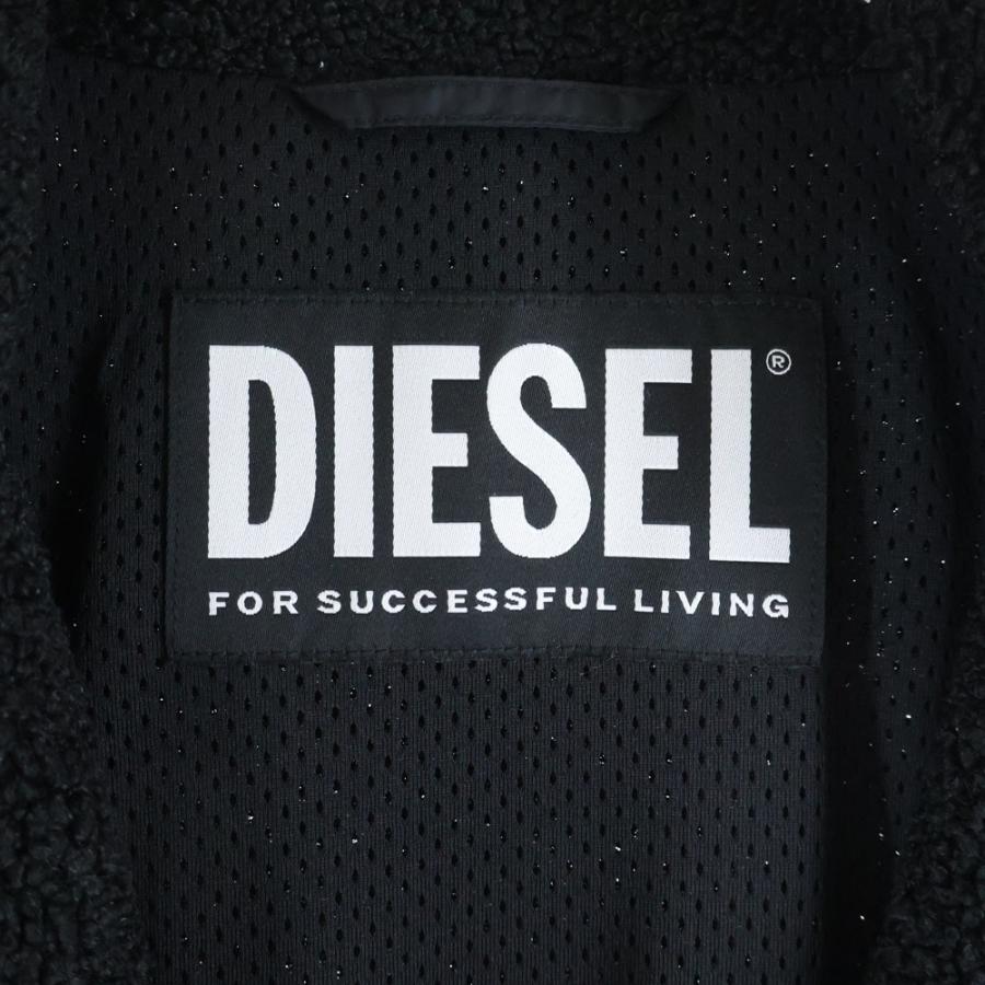 DIESEL（ディーゼル） F.Z.HOODIE-OUT ジップアップ ボアフリース 
