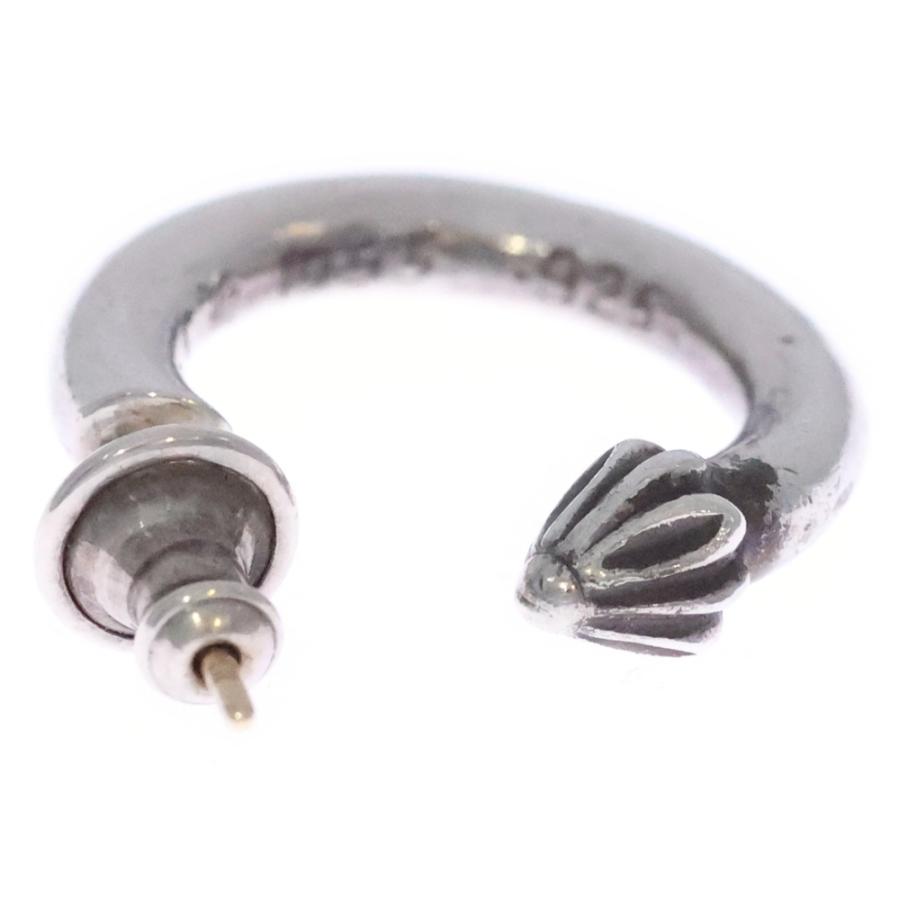 美品 CHROME HEARTS シルバー フープピア CHROME HEARTS プレーン フープ ピアス シルバー 925 K14 | MixTHINKS