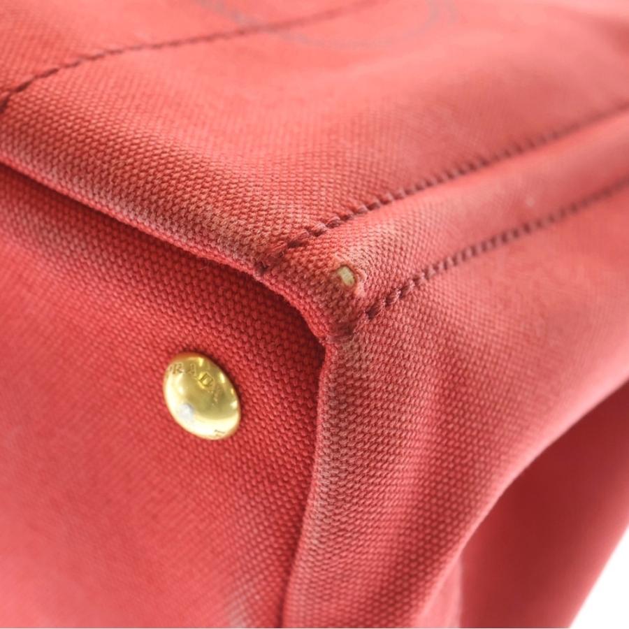 PRADA（プラダ） CANAPA カナパ トートバッグ ハンドバッグ レッド