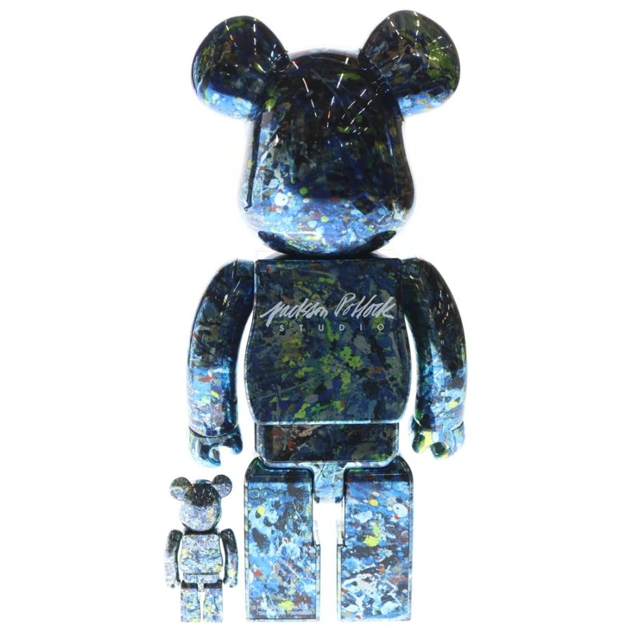 BE@RBRICK ベアブリック Jackson Pollock Studio CHROME Ver.100% 400