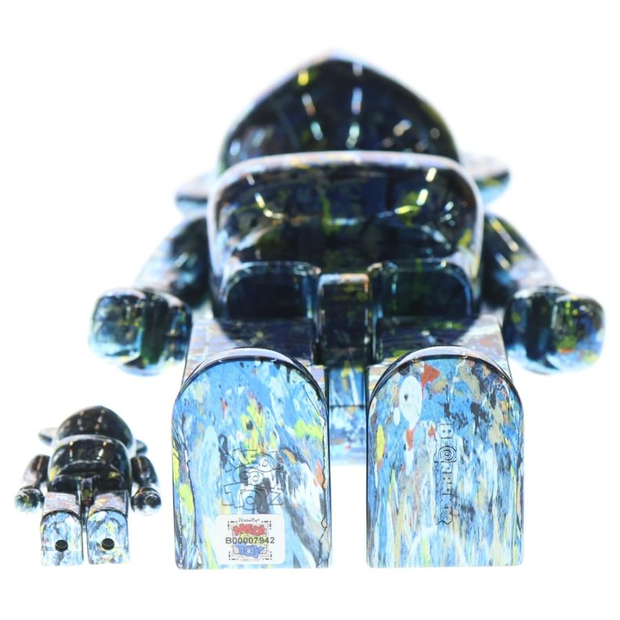 BE@RBRICK ベアブリック Jackson Pollock Studio CHROME Ver.100% 400