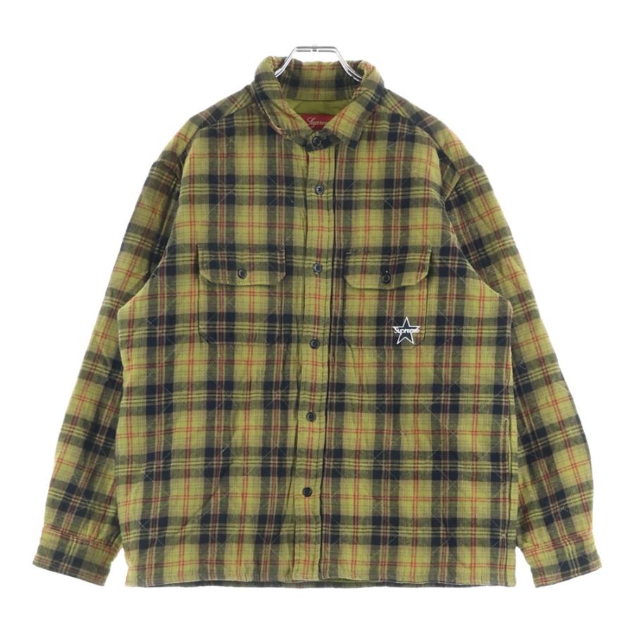 Supreme（シュプリーム） 21AW Quilted Plaid Flannel Shirt スター